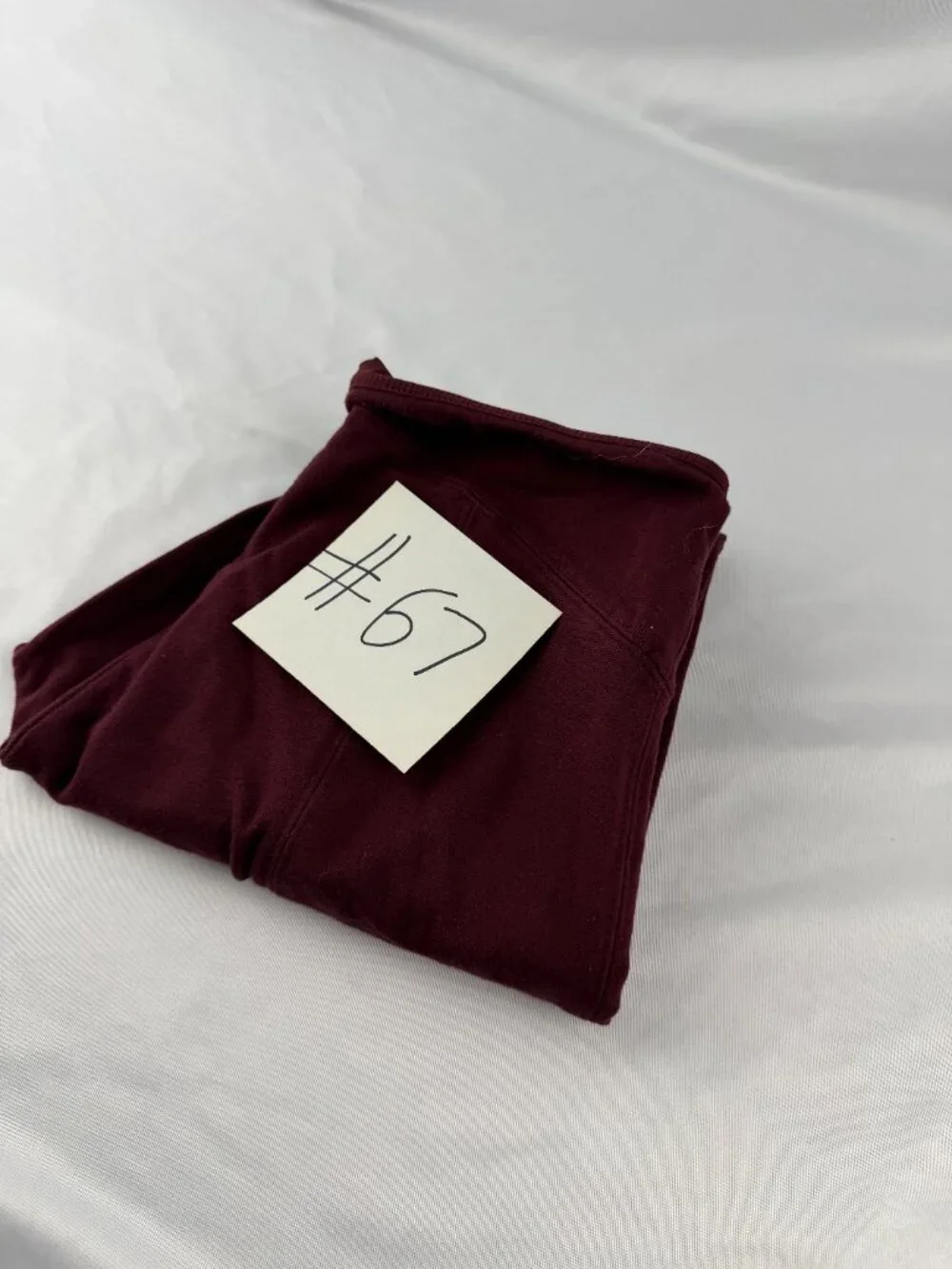 White House Black Market Burgundy Red Ponte Knit Leggings Pants Medium 32
